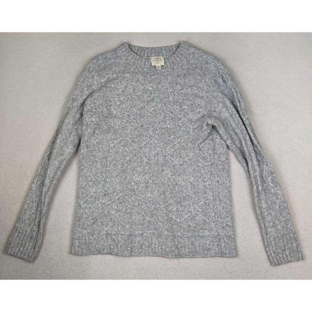 St. John's Bay - Women's Gray Crew Neck Pullover Sweater - Size S